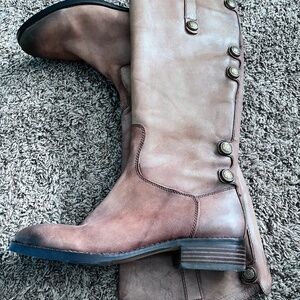 Arturo Chiang Enchant Leather Riding Boots - 8 1/2M